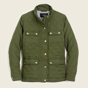 J. Crew Quilted downtown field jacket